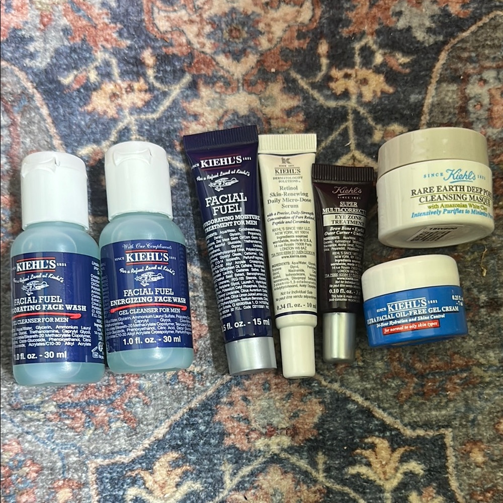 Kiehl's Blue and White Cleanser and Exfoliant Set